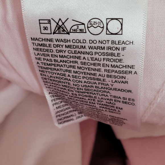 Levi's Pink High Waist Cuffed Shorts 29 Waist (2744) - Picture 6 of 6